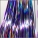 32" Hank Custom Blend: Solid Purple and Luster Silver